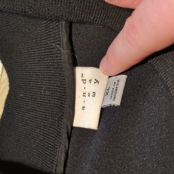 A New Day Ruffled Black Bomber Jacket - Picture 2 of 4